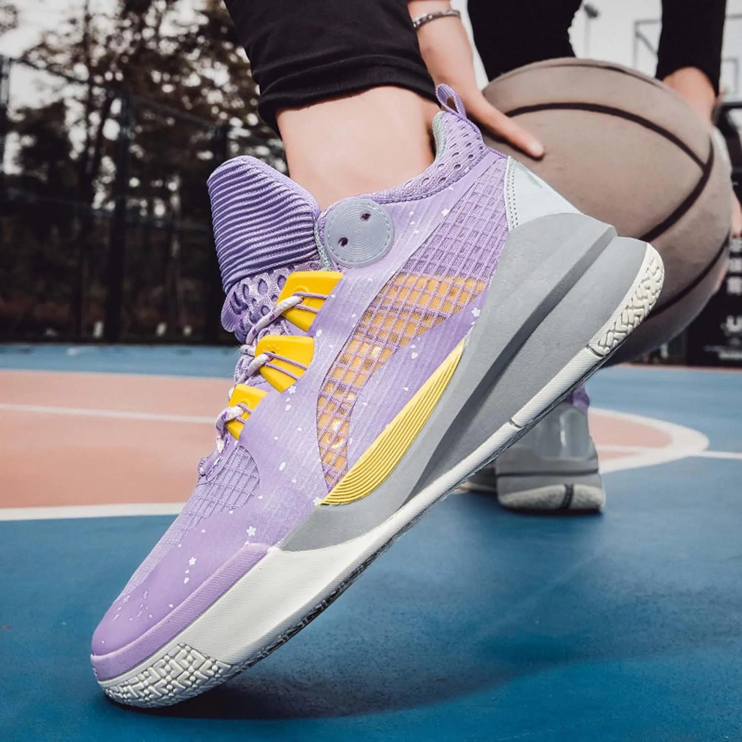 Men's Fashion Basketball Shoes Teenagers Lightweight Breathable Anti-Slip Tennis Running Sneakers Women's Casual Walking Basketball Sneakers/Men's Shoes/Women's Shoes
