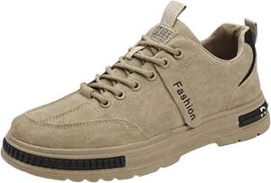 Men's Fashion Sneakers Men's Fashionable Low Cut Wear Lace Up Work Wear Trendy and Versatile Casual Shoes