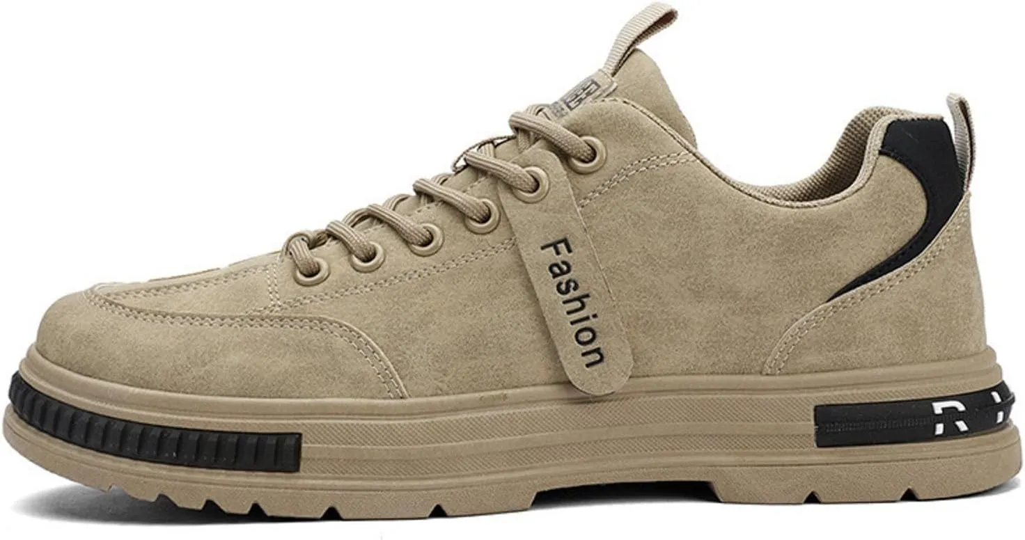 Men's Fashion Sneakers Men's Fashionable Low Cut Wear Lace Up Work Wear Trendy and Versatile Casual Shoes