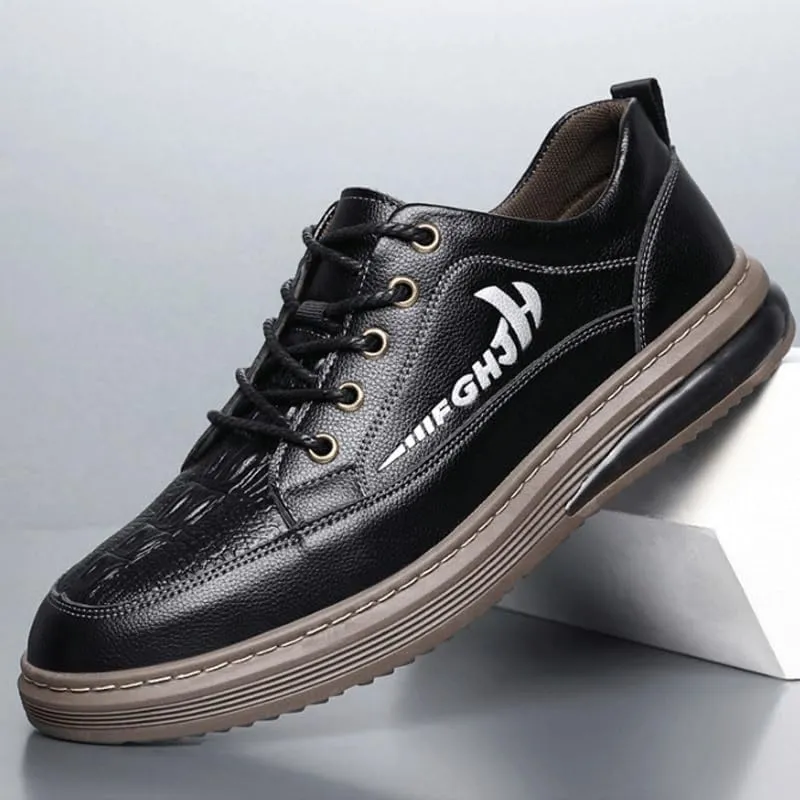 Men's Formal Oxford Dress Shoes Classic Lace-Up Business Casual Leather Shoes for Wedding & Office Events