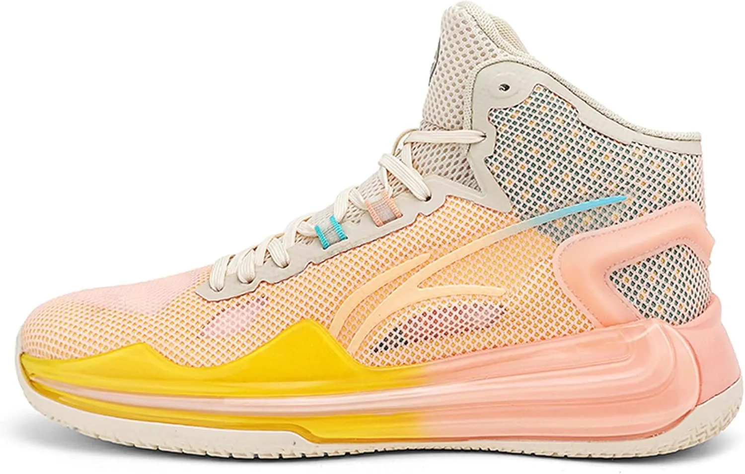 Men's High Top Basketball Shoes, Indoor or Court Outdoor Teenage Basketball Sneakers Anti-Slip Breathable Women's Tennis Running Trainers Fashion Sports Men and Women's Shoes