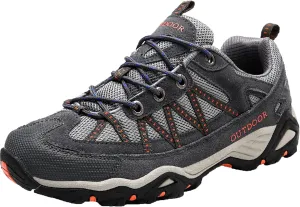 Mens Hiking Shoes Outdoor Walking Travel Sneakers Anti-Slip Low Top Soft Bottom Trail Running Trainers