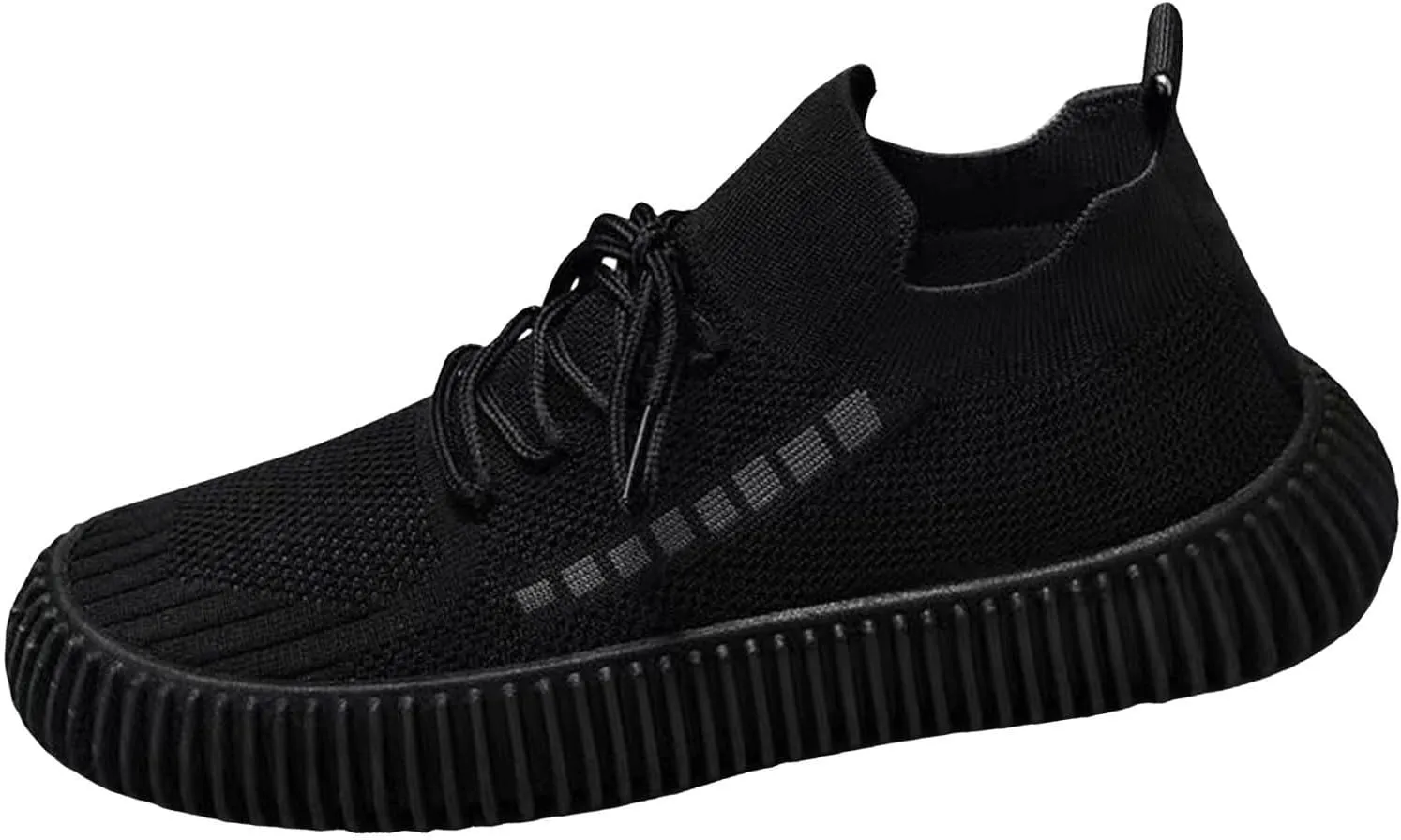 Men's Lace Up Memory Foam Sneakers Breathable Casual Comfortable Walking Sneaker Arch Support Plantar Fasciitis