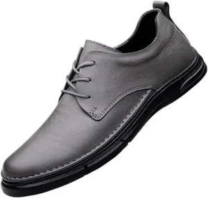 Men's Lace-Up Oxfords Shoes Mens Business Casual Loafers Shoes Patent Leather Formal Dress Shoes for Men