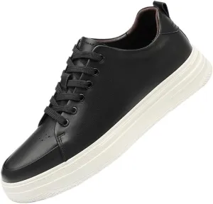 Men's Leather Oxfords Summer Lace Up Fashion Casual Classic Dress Shoes