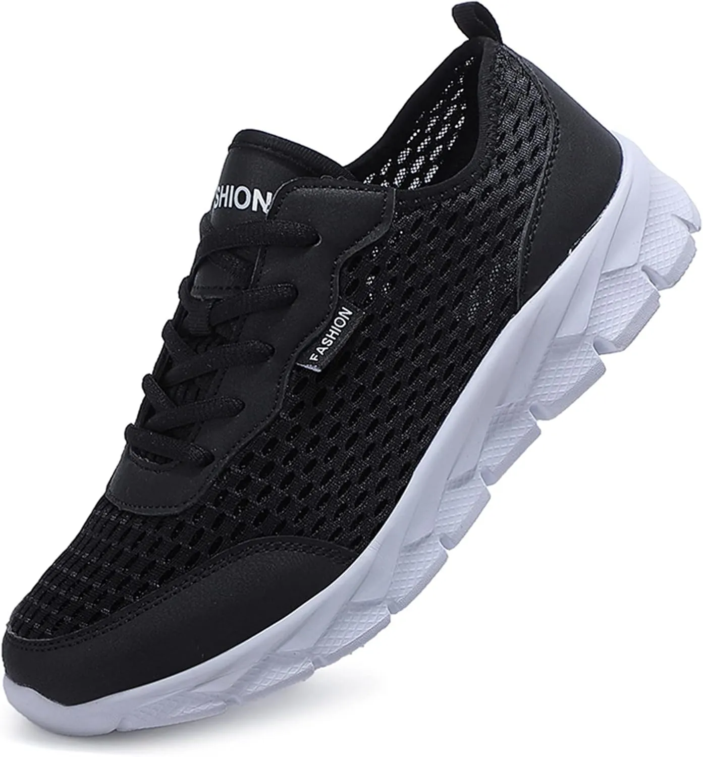 Men's Lightweight Cushion Sneakers Comfortable Lightweight Casual Walking Shoe Men's Breathable Barefoot Shoes