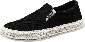 Men's Lightweight Cushion Sneakers Lightweight Breathable Slip on Running Shoe Lightweight Elderly Slip on Shoes