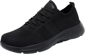 Men's Lightweight Cushion Sneakers Lightweight Sport Gym Jogging Walking Sneaker Arch Support Plantar Fasciitis