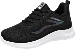 Men's Lightweight Non Slip Barefoot Shoes Lace Up Lightweight Breathable Fashion Sneaker Non Slip Walking Shoes