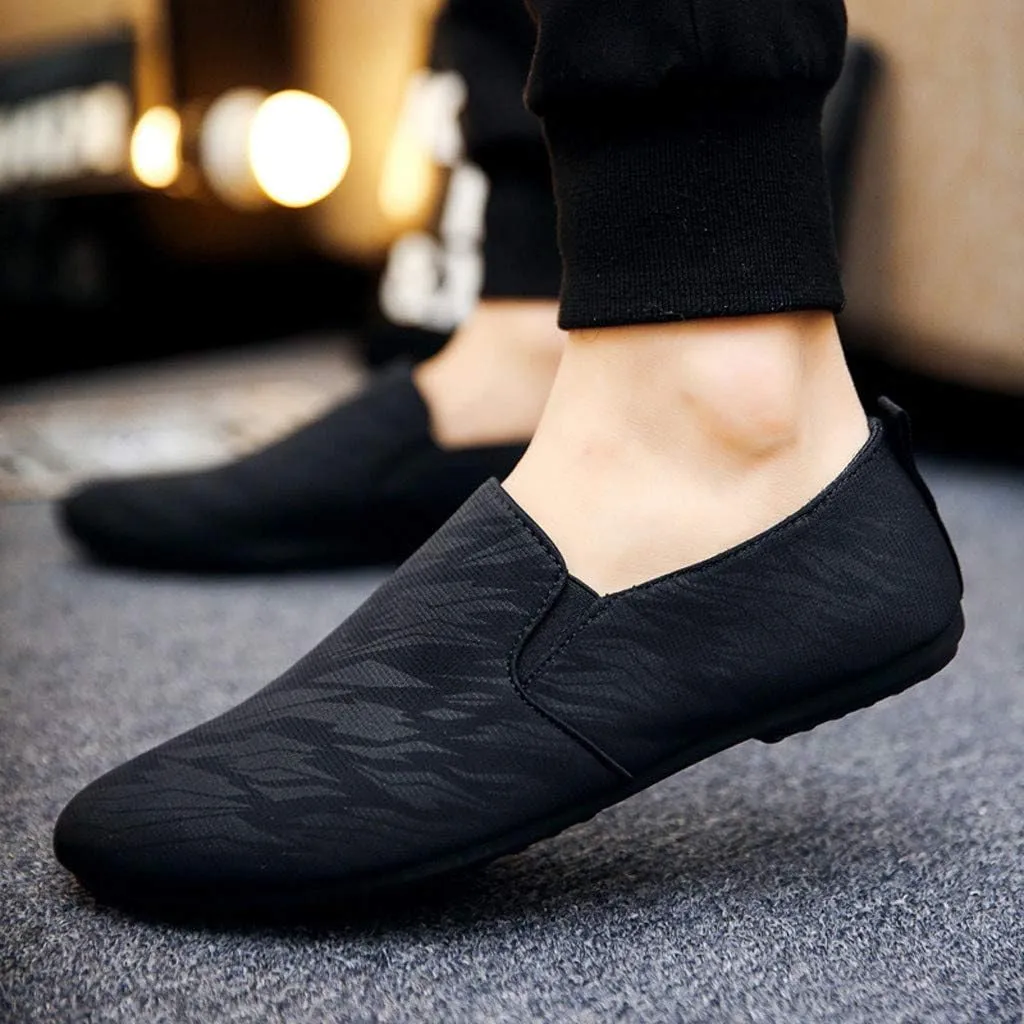 Men's Lightweight Non Slip Barefoot Shoes Slip On Lightweight Breathable Fashion Sneaker Non Slip Walking Shoes