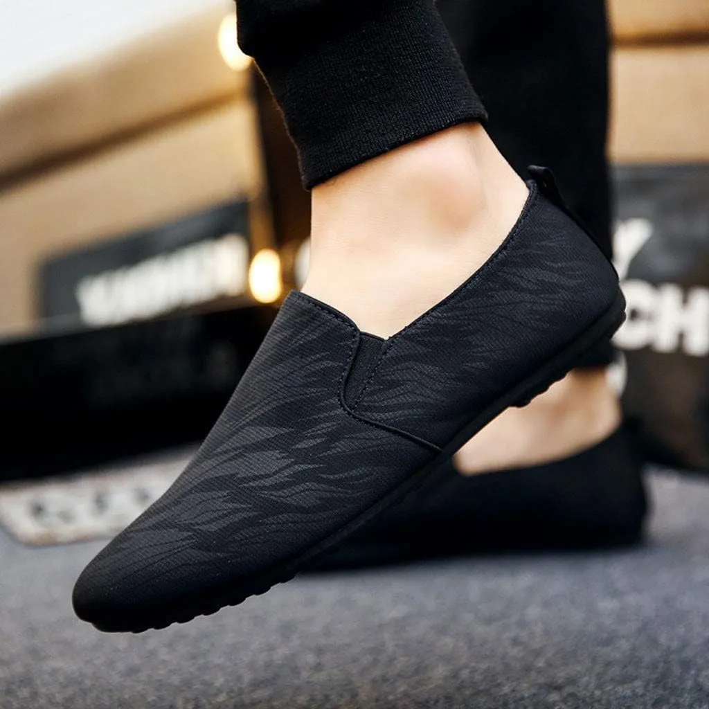 Men's Lightweight Non Slip Barefoot Shoes Slip On Lightweight Breathable Fashion Sneaker Non Slip Walking Shoes