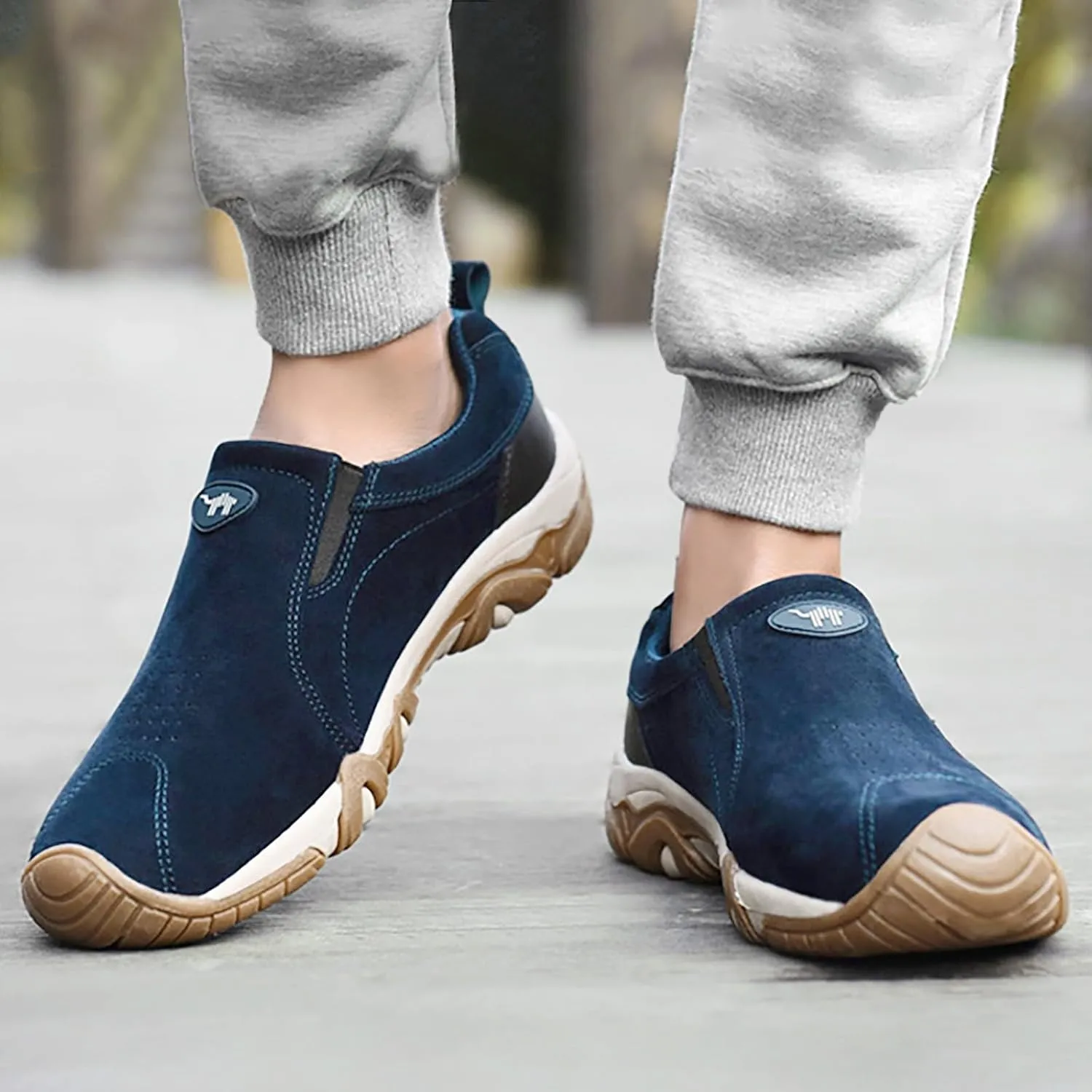 Men's Lightweight Non Slip Barefoot Shoes Supportive Running Athletic Sneaker Breathable Diabetic Shoes for Men