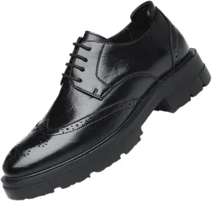 Men's Lightweight Oxford Dress Shoes Breathable Business Formal Shoes with Memory Foam Insole & Arch Support