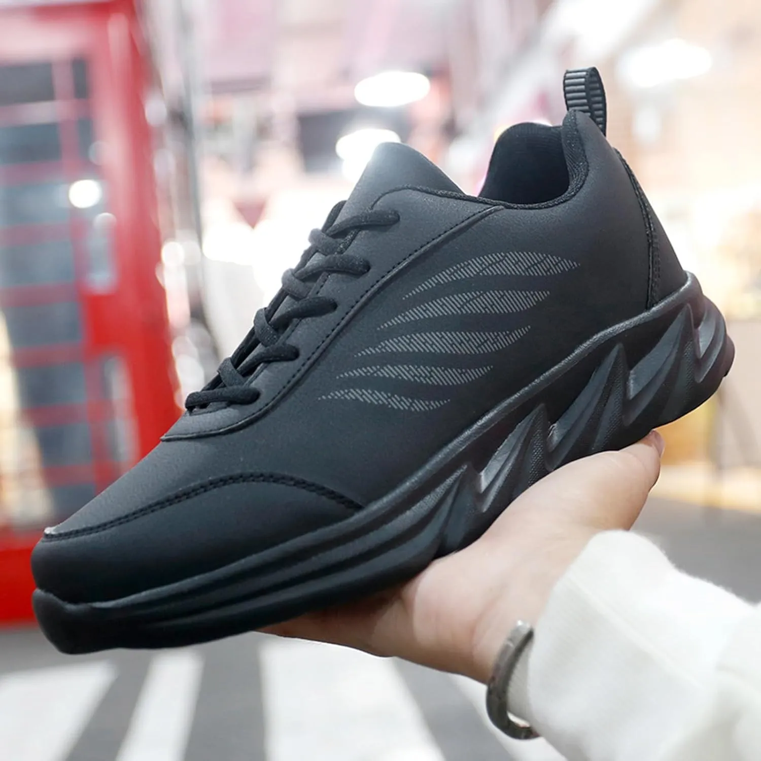 Men's Minimalist Barefoot Shoes Lightweight Breathable Slip on Running Shoe Men's Classic Casual Walking Shoes