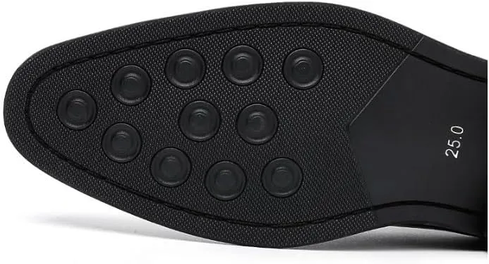 Men's Modern Elastic Gore Slip-On Derbys - Seamless Design for Quick Business Meetings & Airport Security