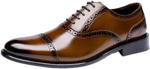 Men's Modern Elastic Gore Slip-On Derbys - Seamless Design for Quick Business Meetings & Airport Security