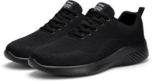 Men's Non Slip Tennis Sneakers Comfortable Breathable Lightweight Tennis Shoe Non Slip Work Sport Shoes for Men