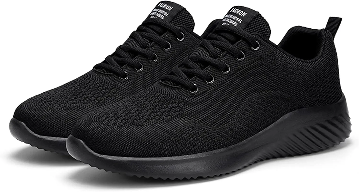 Men's Non Slip Tennis Sneakers Comfortable Breathable Lightweight Tennis Shoe Non Slip Work Sport Shoes for Men