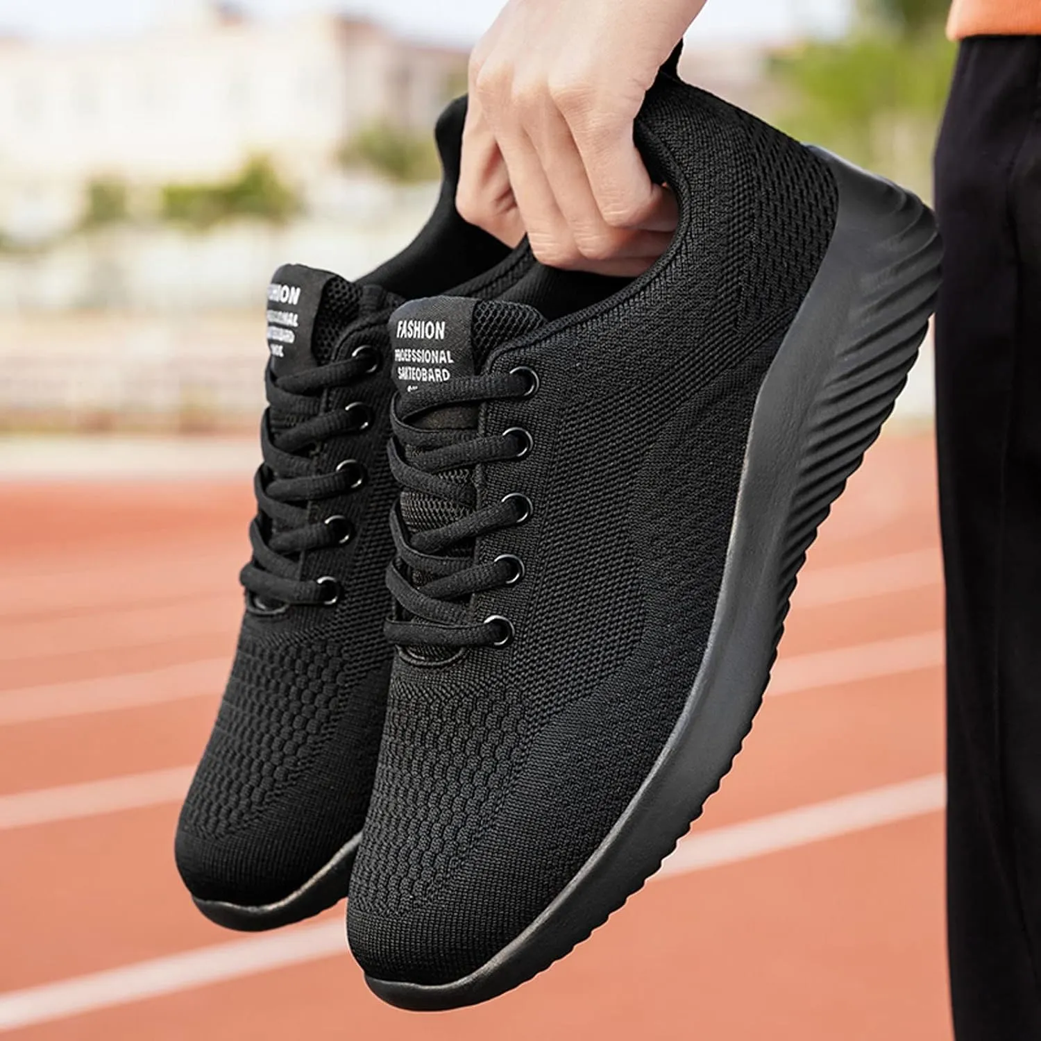 Men's Non Slip Tennis Sneakers Comfortable Breathable Lightweight Tennis Shoe Non Slip Work Sport Shoes for Men