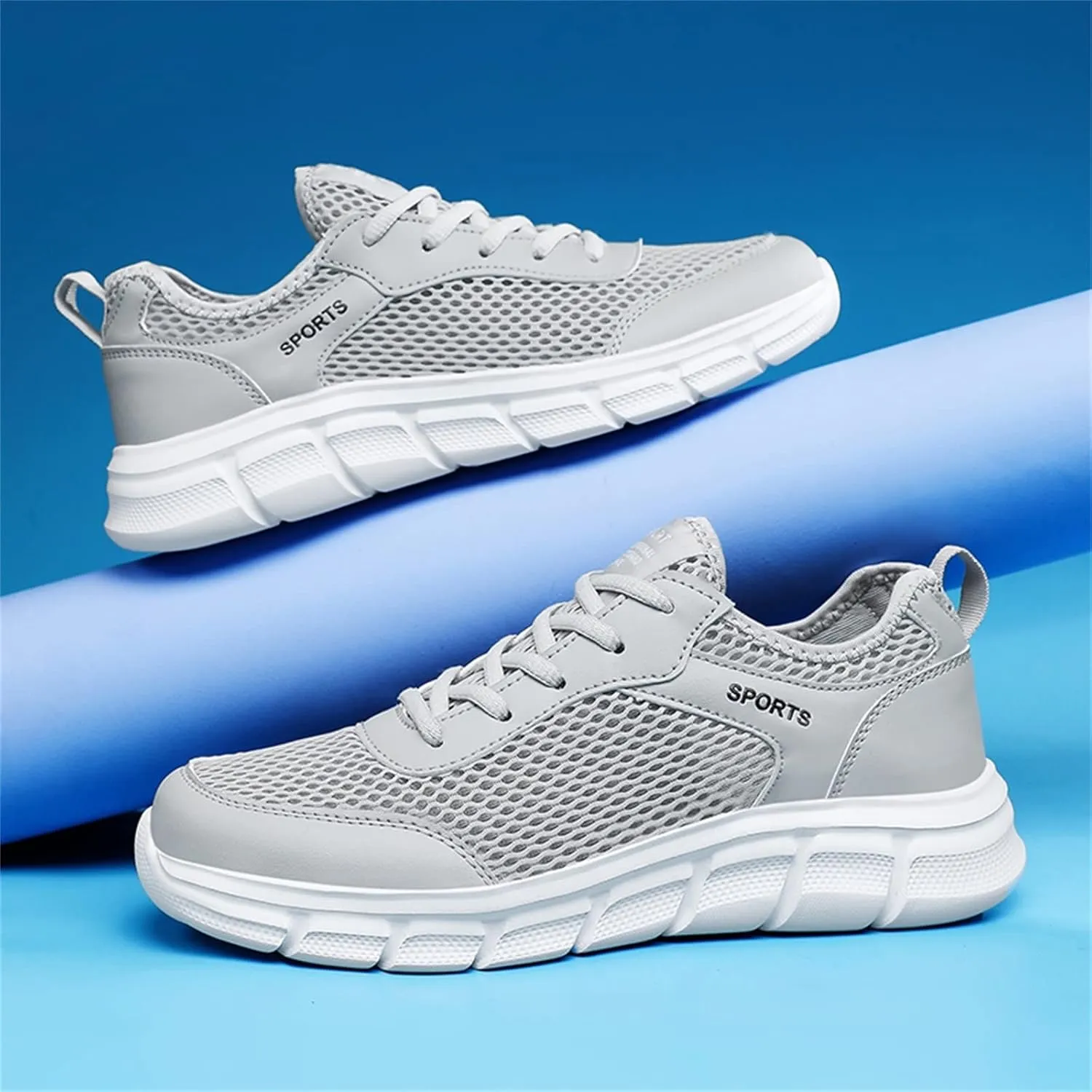 Men's Non Slip Tennis Sneakers Lightweight Breathable Walking Shoe Gym Tennis Athletic Fashion Sneakers for Men