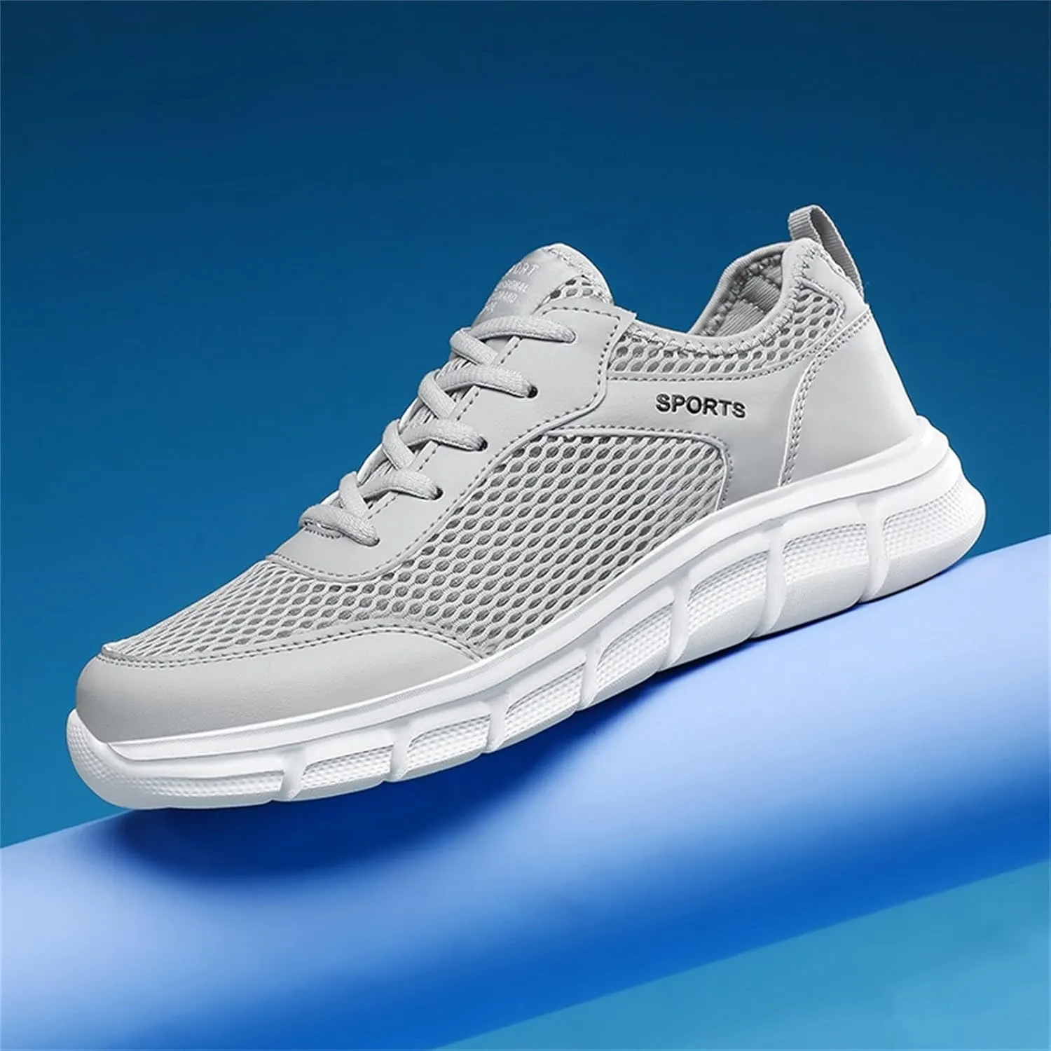 Men's Non Slip Tennis Sneakers Lightweight Breathable Walking Shoe Gym Tennis Athletic Fashion Sneakers for Men