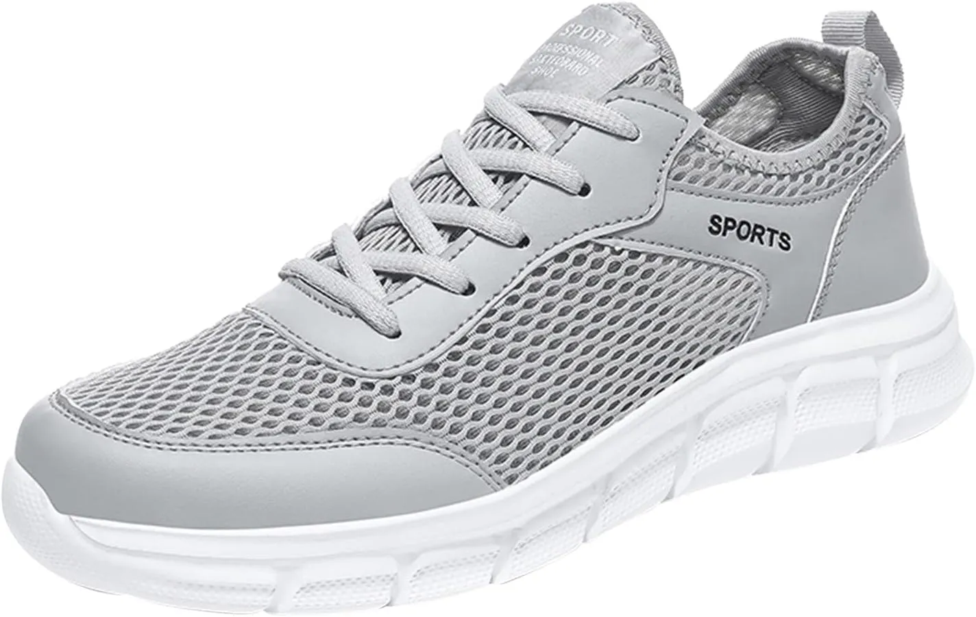 Men's Non Slip Tennis Sneakers Lightweight Breathable Walking Shoe Gym Tennis Athletic Fashion Sneakers for Men