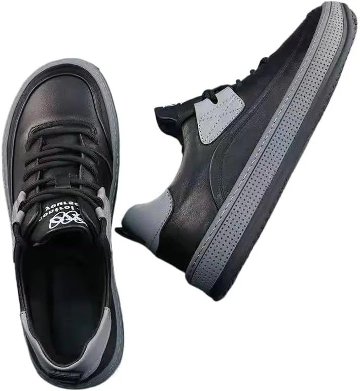 Men's Oxford Shoes Modern Minimalist Leather Dress Shoes, Lightweight Formal Footwear for Business Meetings, Weddings, and Evening Events