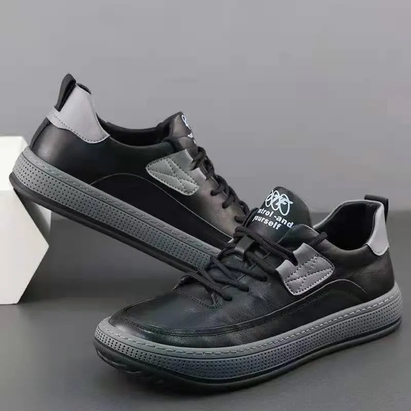 Men's Oxford Shoes Modern Minimalist Leather Dress Shoes, Lightweight Formal Footwear for Business Meetings, Weddings, and Evening Events