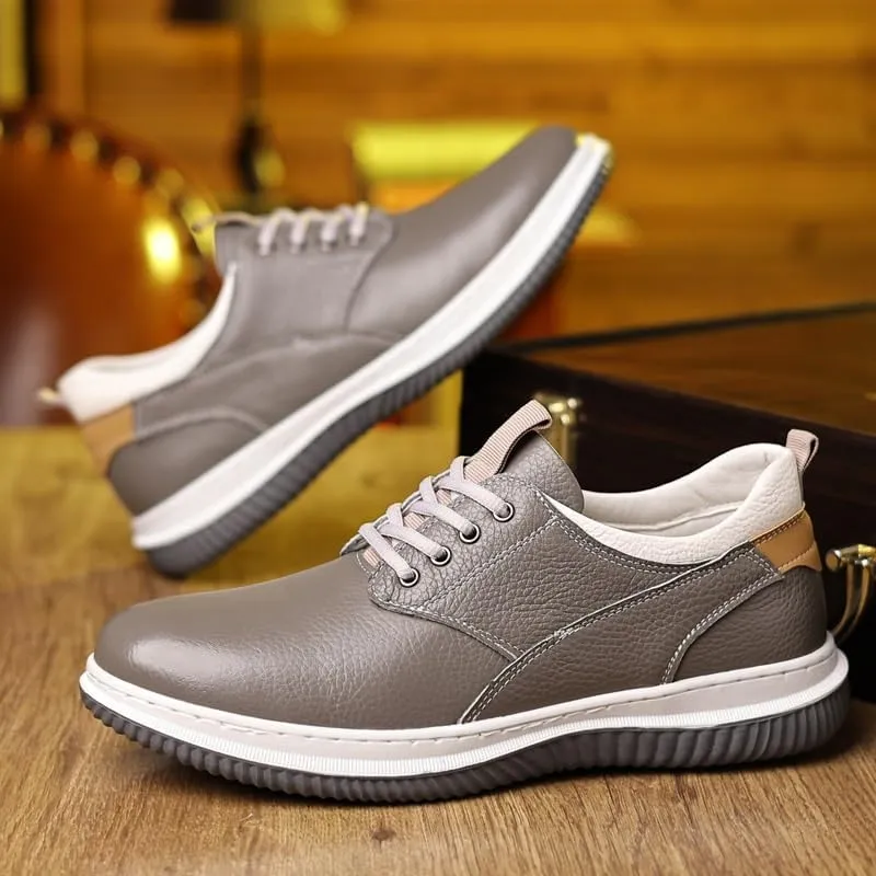Men's Oxford Shoes Vintage-Inspired Brogue Detailing Dress Shoes, Durable Leather Lace-Up for Office Cocktail Parties, Classic Men's Wardrobe Staple