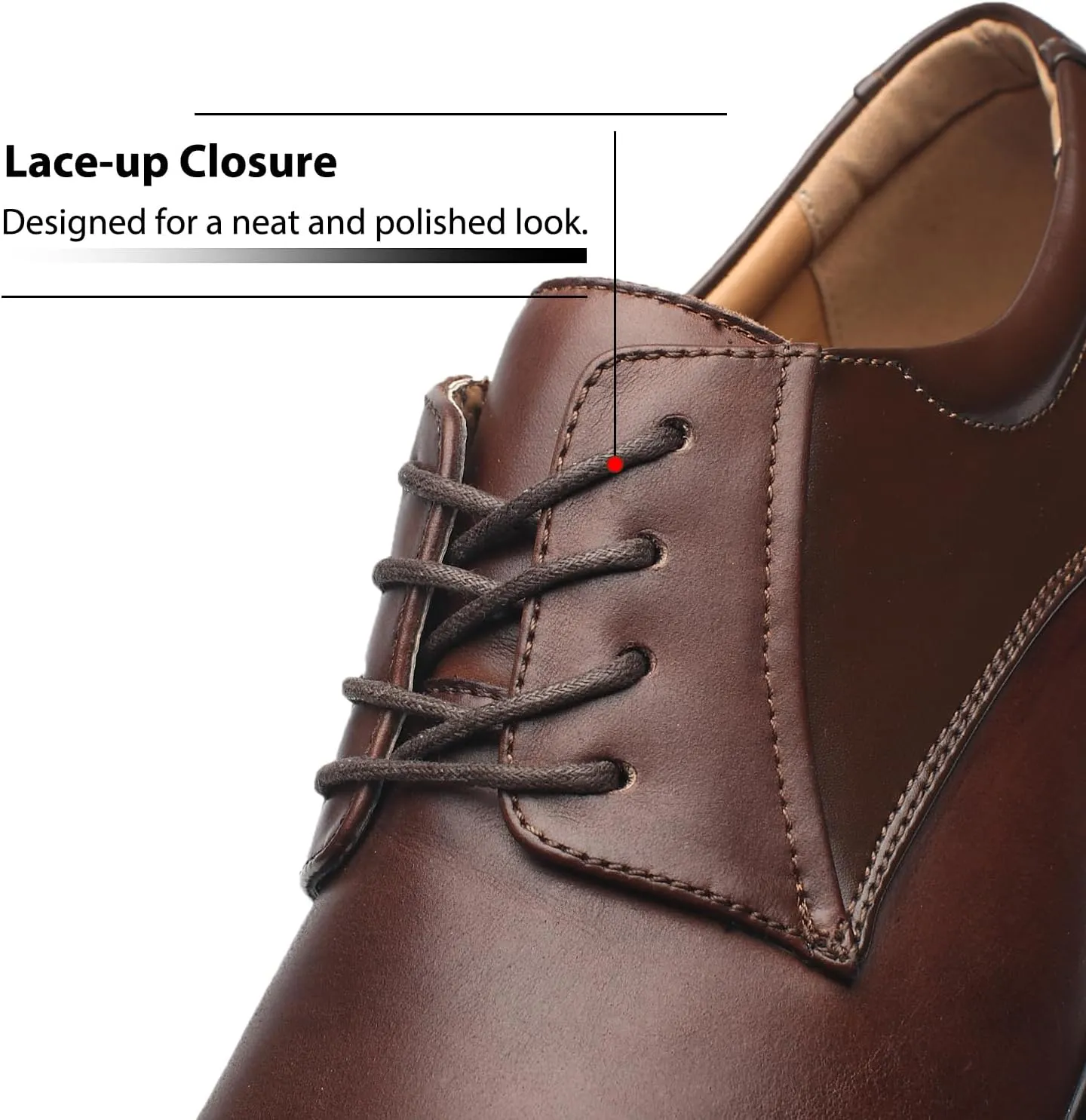 Men's Oxfords Classic Modern Round Captoe Shoes