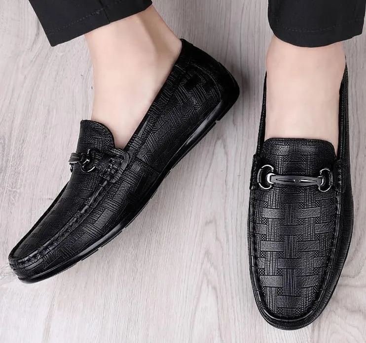 Men's Oxfords Shoes Men Flexural Leather Fashion Dress Sneakers Mens Modern Classic Slip On Oxfords
