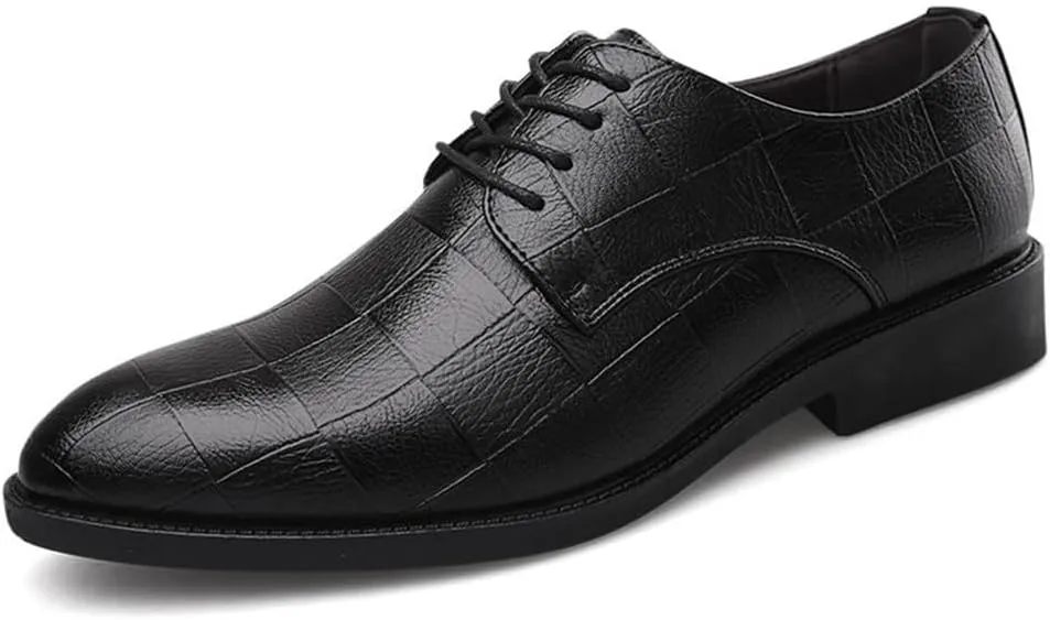Mens Oxfords Shoes Slip-ons Lightweight Comfortable Loafers Business Casual Patent Leather Formal Dress Shoes