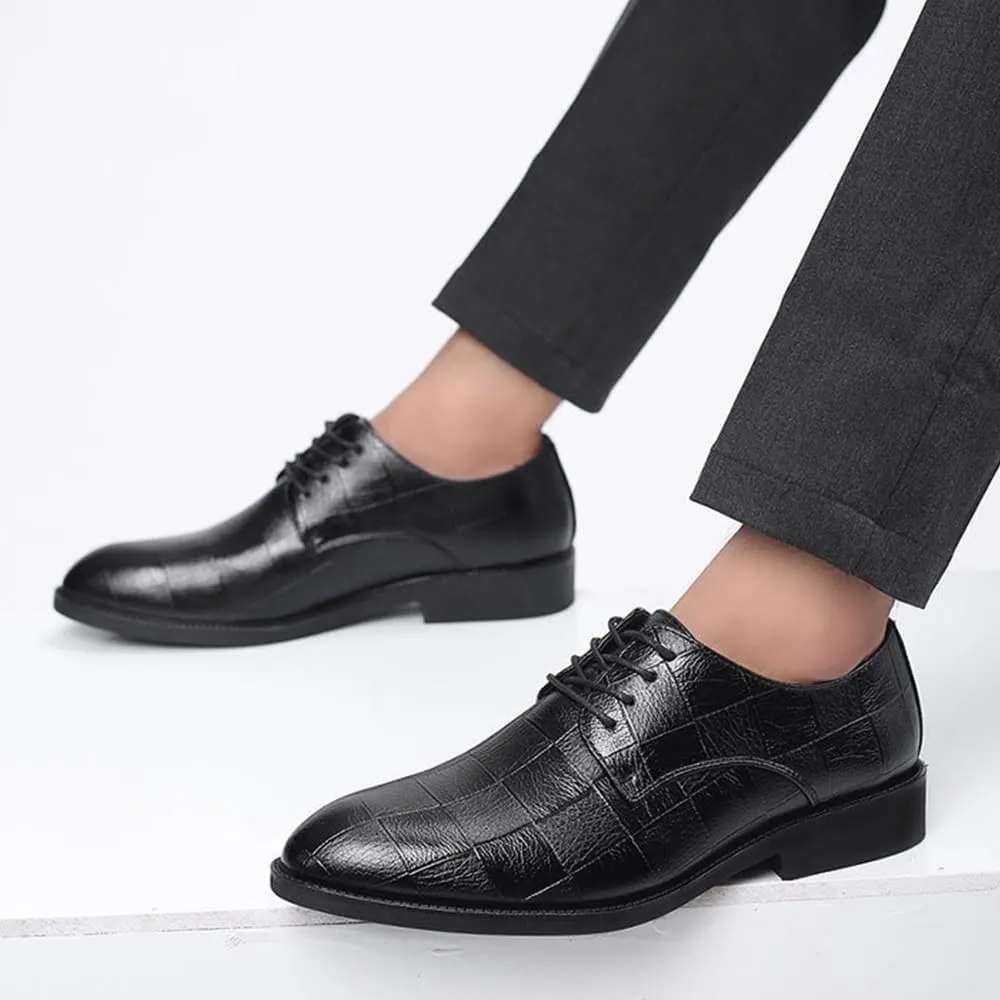 Mens Oxfords Shoes Slip-ons Lightweight Comfortable Loafers Business Casual Patent Leather Formal Dress Shoes