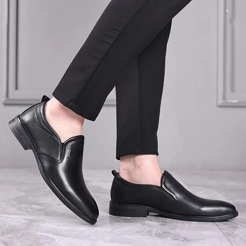 Mens Patent Leather Slip-On Loafers Wedding Dress Shoes Classic Round Toe Shiny Checkered Comfortable Loafers