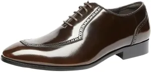 Men's Professional Business Formal Shoes Classic Oxfords with Cushioned Footbed & Slip-Resistant Tread