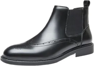 Men's Professional Grade Business Oxfords Full-Grain Leather with Cushioned Insole & Flexible Traction