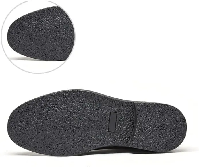 Men's Professional Grade Business Oxfords Full-Grain Leather with Cushioned Insole & Flexible Traction