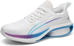 Men's Road Running Shoes Lightweight Breathable Fashion Sneakers Indoor Outdoor Slip Cushioned Training Sports Running Shoes Outdoor Casual Walking Shoes
