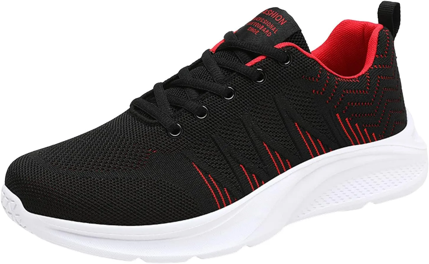 Mens Shoes Arch Support Walking Shoes Slip On Soft Sole Sneakers for Male, Casual Cushion Athletic Running, Lightweight Breathable Mesh Knit Sneakers for Men Daily Workout