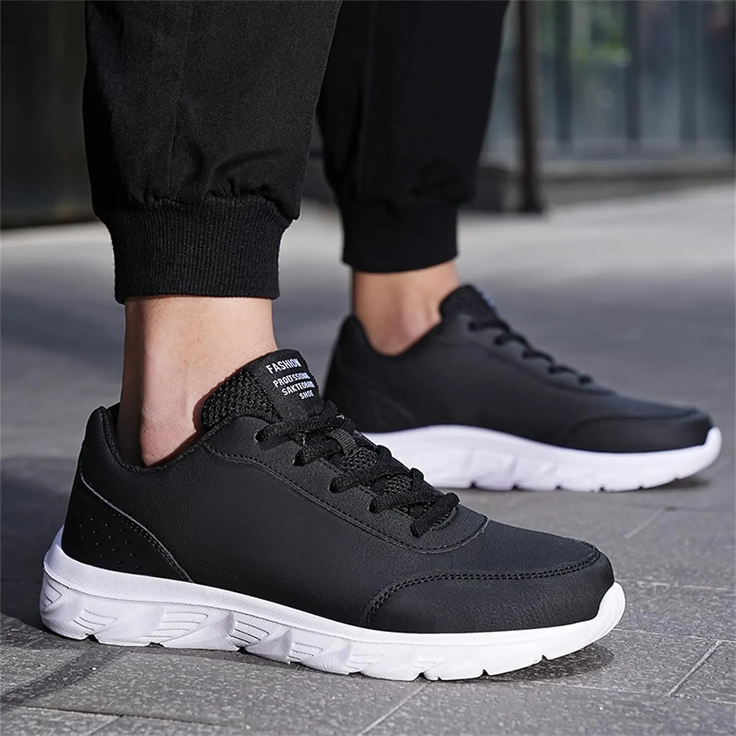 Men's Shoes Men's Black Dress Shoes Lightweight Breathable Walking Shoes Gym Tennis Athletic Barefoot Men