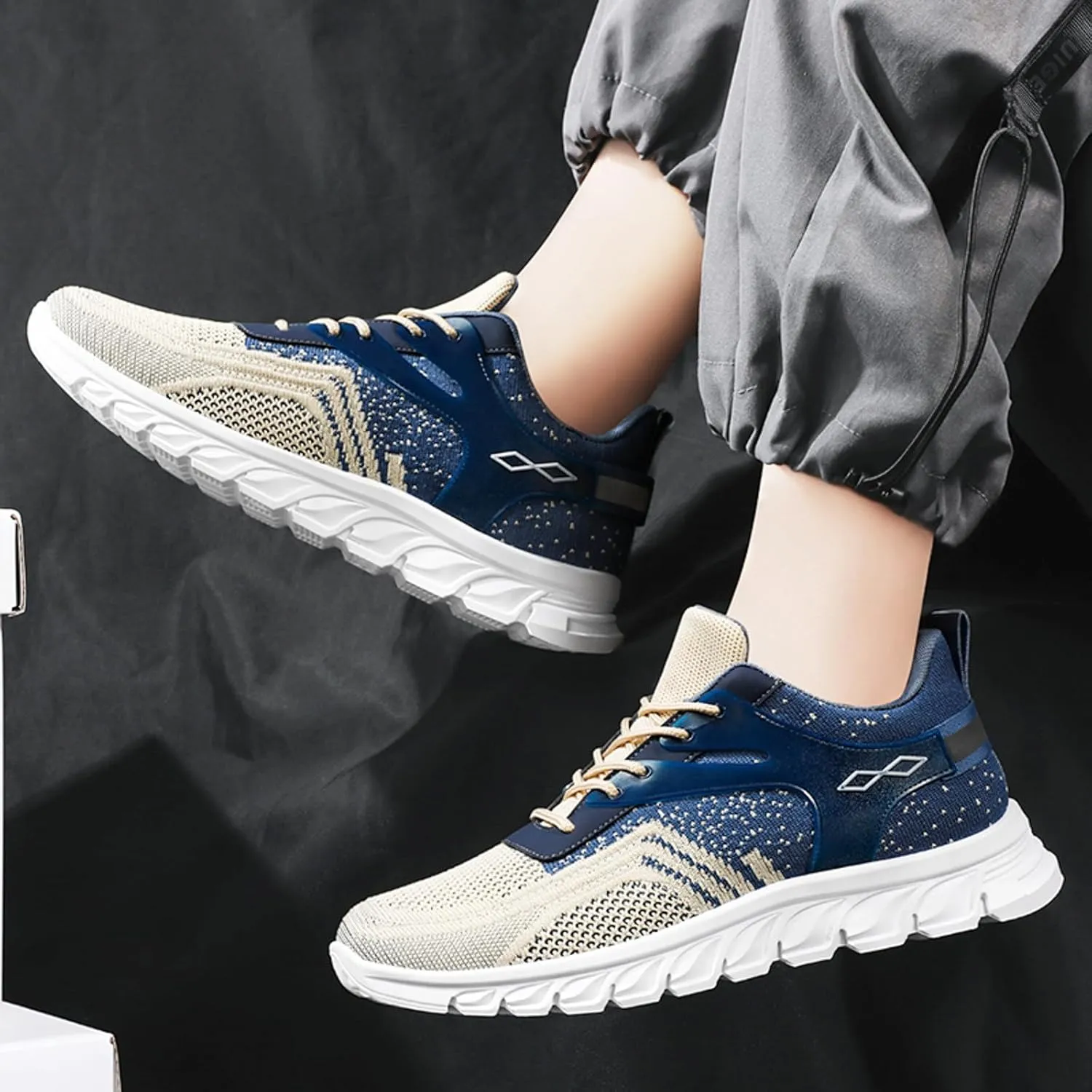 Mens Shoes Men’s Shoes Casual Shoe Fashion Sneaker Black Dress Breathable Mesh Fashion Sneakers Slip on Slip on Men