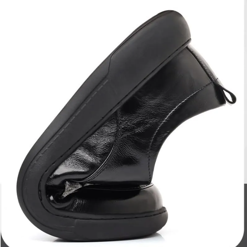 Men's Slim Fit Derby Dress Shoes Contemporary Style with Flexible Outsole for Business Meetings & Cocktail Parties