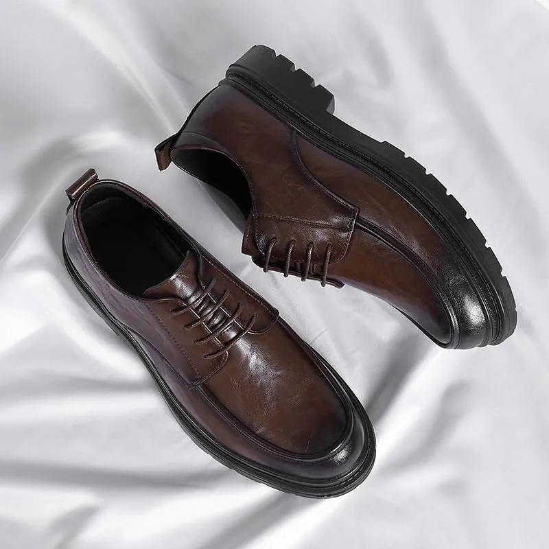 Mens Tuxedo Shoes Classic Slip-on Dress Shoes Wedding Non Slip Casual Business Work Formal Shoes(8)