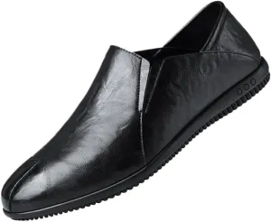 Men's Versatile Oxford Dress Shoes Business Formal Slip-Resistant Sole Genuine Leather Upper Office Wear