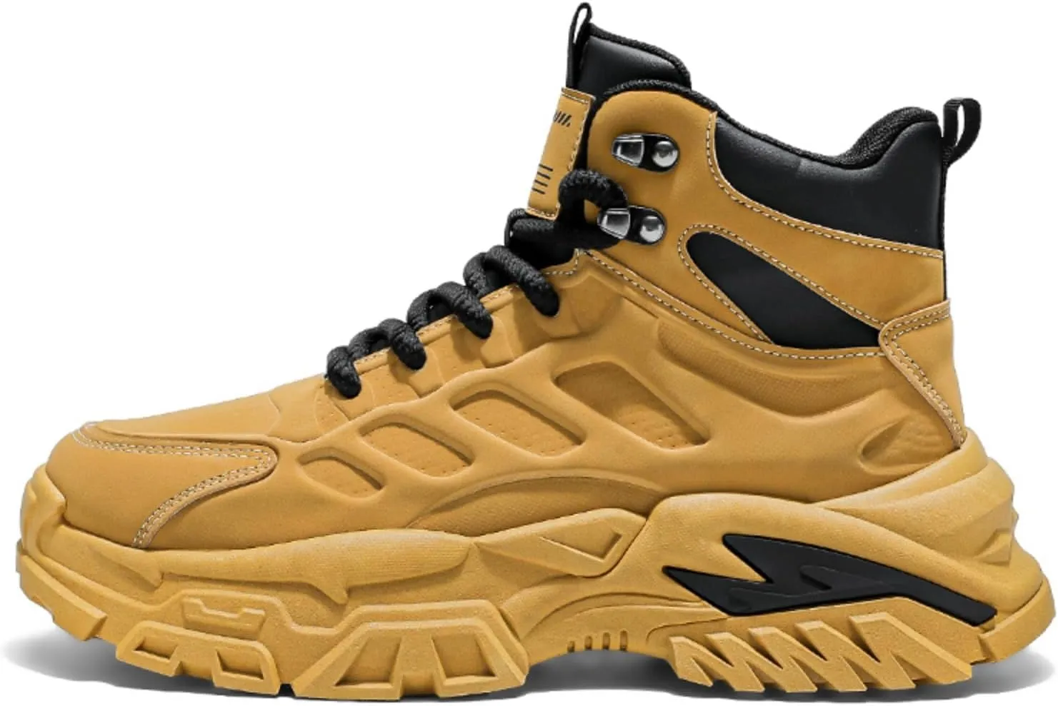 Men'S Waterproof Hiking Boots High Top - Non-Slip Durable Outdoor Sport Shoes With Shock Absorption For Camping/Travel Trail-Running & Comfort