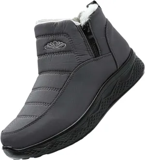 Mens Winter Boots Knee High Fur Lined Slip-Ons Women's Snow Boots Warm Non Slip Walking Shoes for Women Fashion High Top Boots Big and Tall Winter Booties