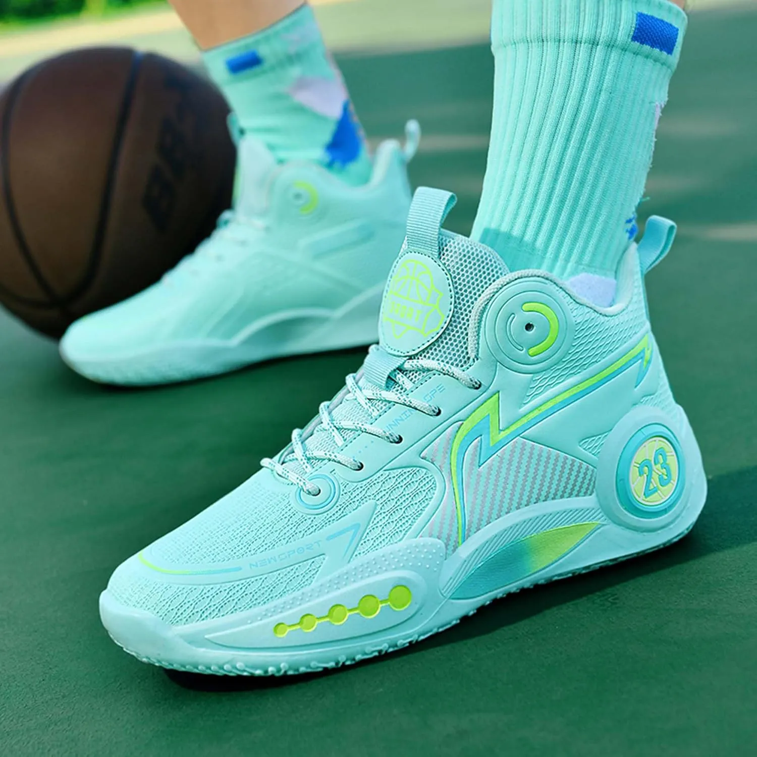 Men's Women's Basketball Shoes Anti-Slip Professional Training Running Sneakers Outdoor Casual Walking Tennis Shoes