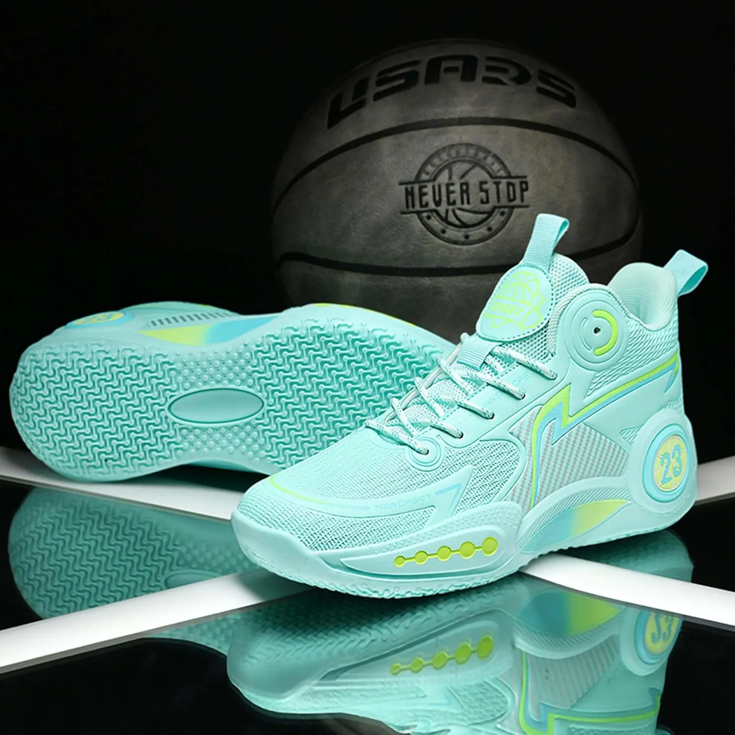 Men's Women's Basketball Shoes Anti-Slip Professional Training Running Sneakers Outdoor Casual Walking Tennis Shoes