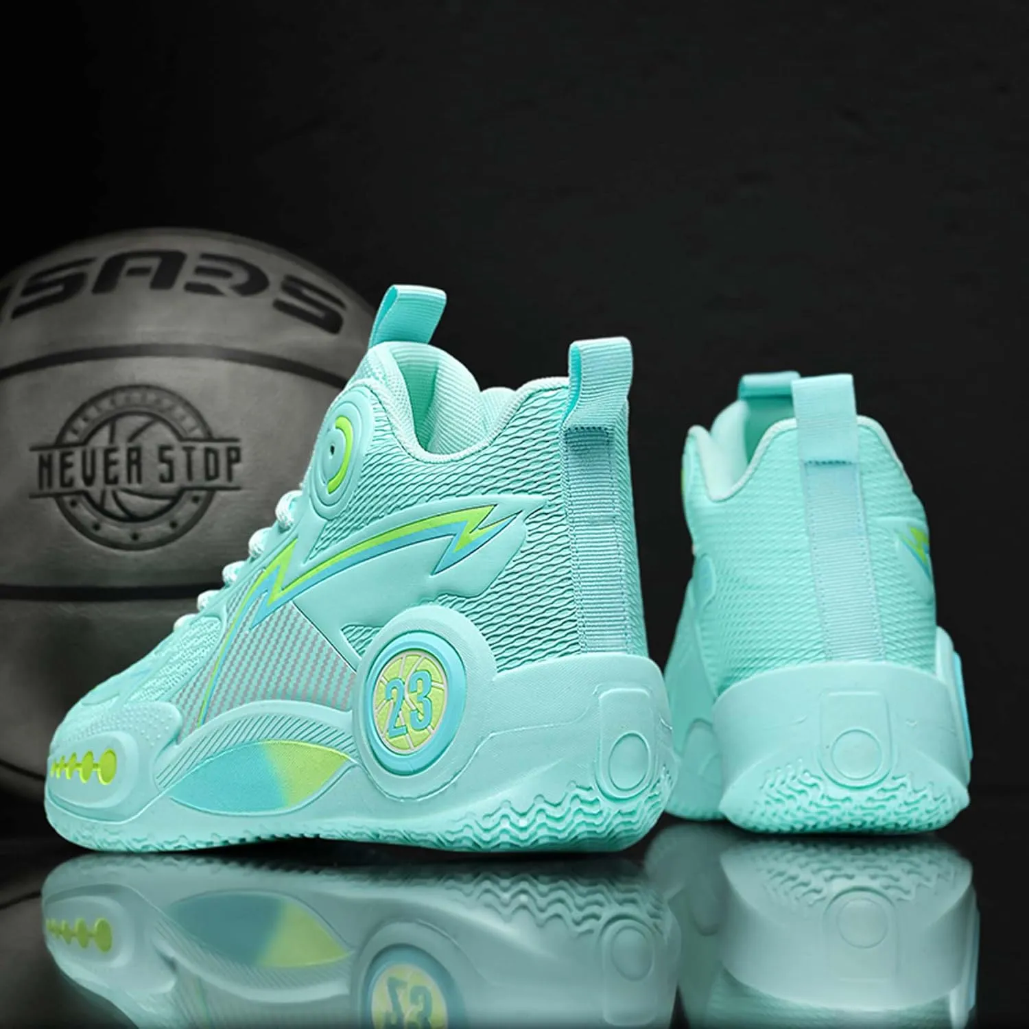 Men's Women's Basketball Shoes Anti-Slip Professional Training Running Sneakers Outdoor Casual Walking Tennis Shoes