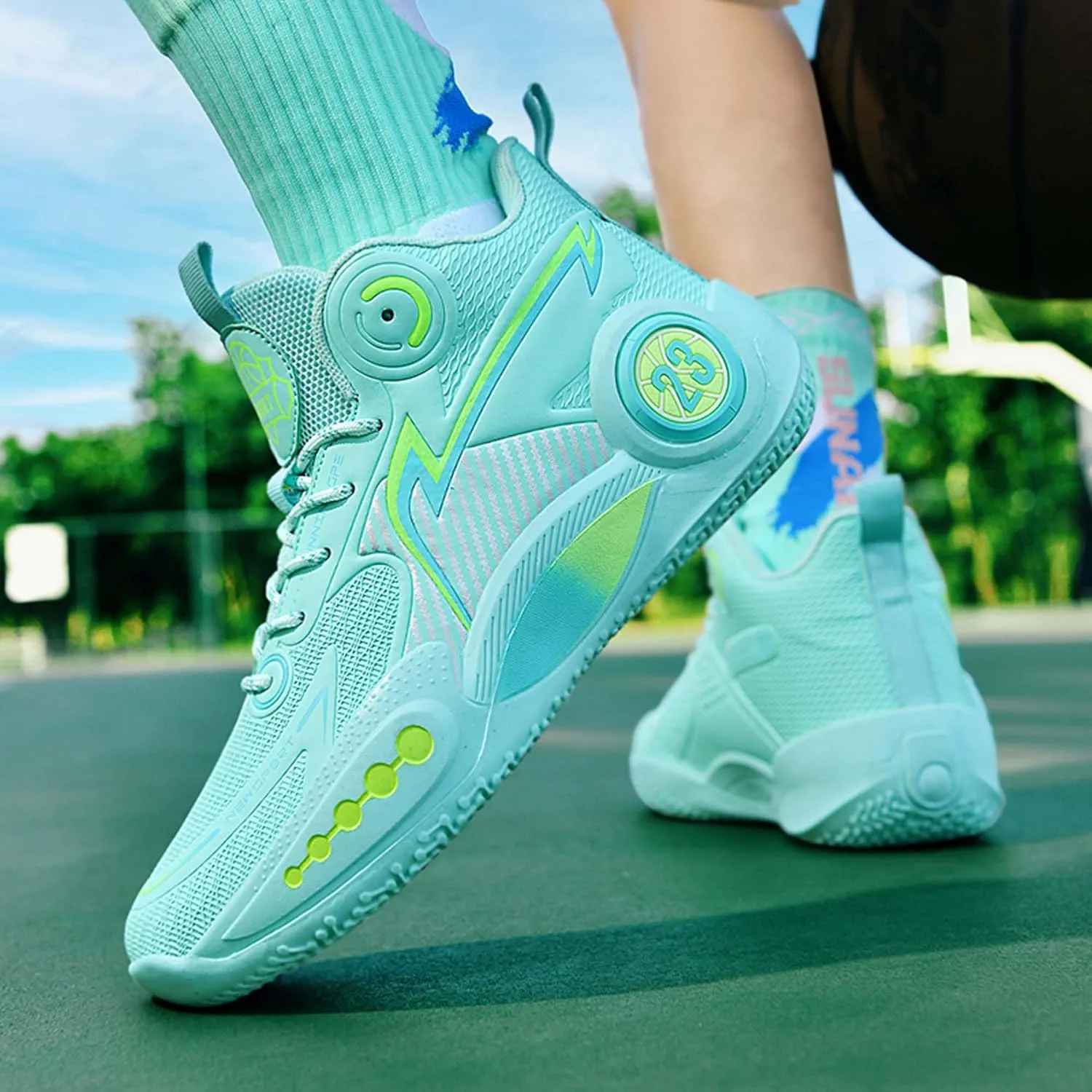 Men's Women's Basketball Shoes Anti-Slip Professional Training Running Sneakers Outdoor Casual Walking Tennis Shoes